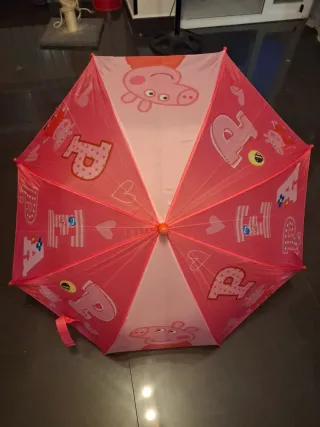 Paraguas Peppa Pig Rosa y Blanco