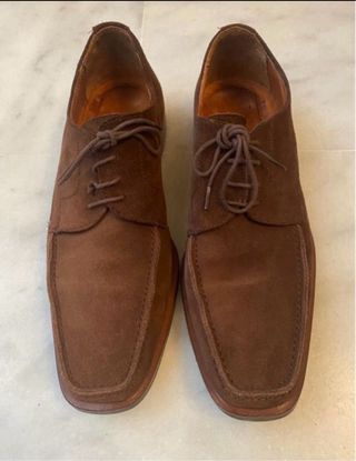 scarpe da uomo in pelle scamosciata taglia 40