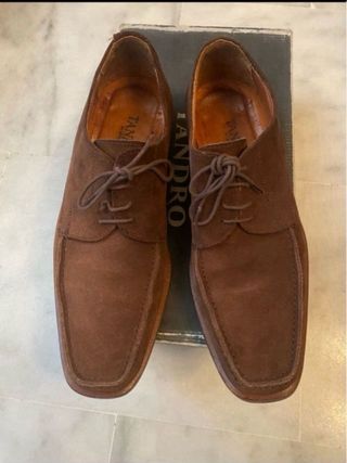 scarpe da uomo in pelle scamosciata taglia 40