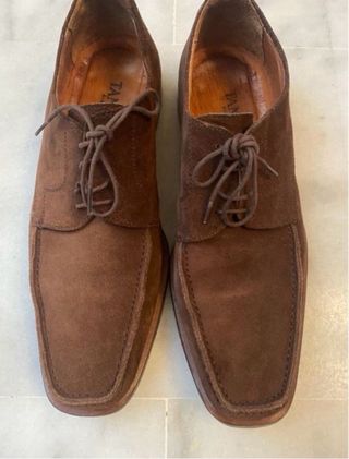 scarpe da uomo in pelle scamosciata taglia 40