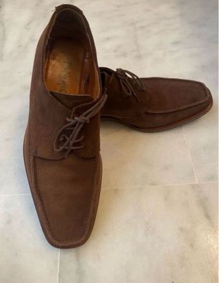 scarpe da uomo in pelle scamosciata taglia 40