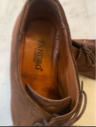 scarpe da uomo in pelle scamosciata taglia 40