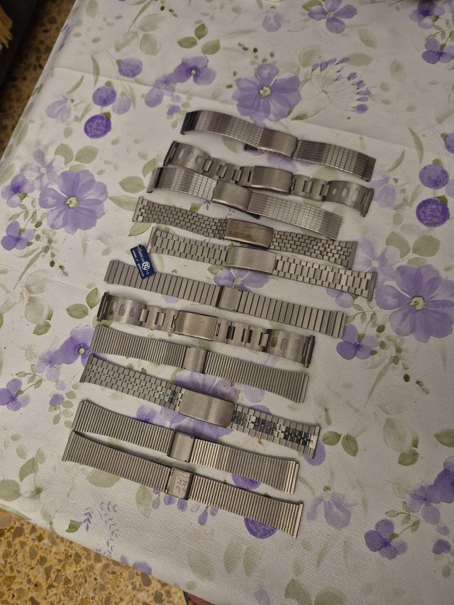 11 Correas de Reloj Metálicas