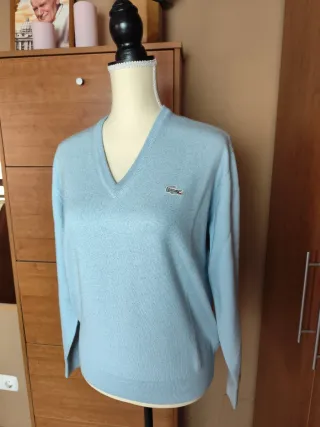 Jersey Lacoste Azul Claro Talla M