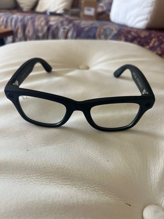 Gafas Ray-Ban Meta Negras Cristales Transparentes