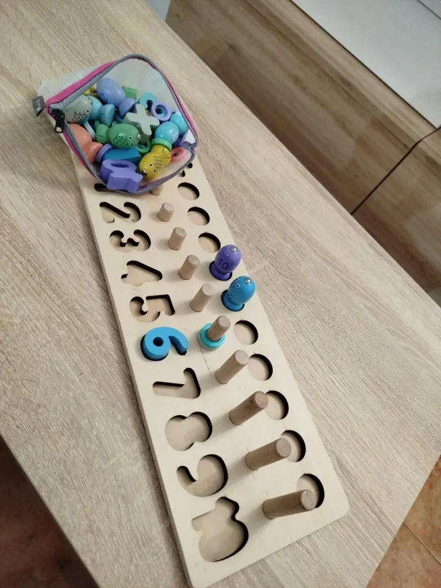 Juego de madera para contar