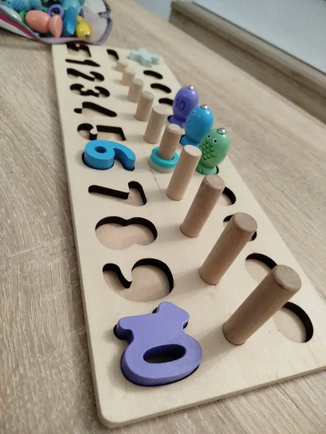 Juego de madera para contar