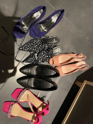 Lote de 5 pares de zapatos Lodi y Zara