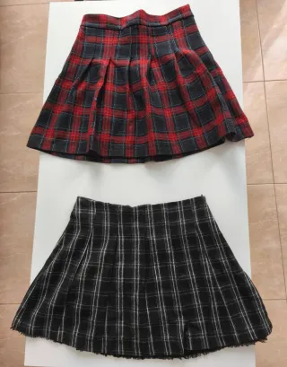  Faldas Plisadas Niña Zara Talla 11-12 