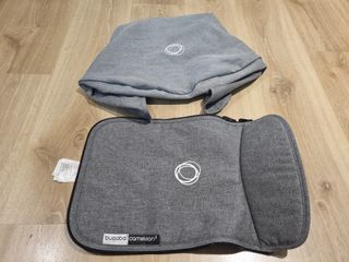 Capota y cubrepiés gris melange Bugaboo camaleon