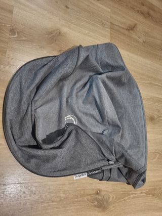 Capota y cubrepiés gris melange Bugaboo camaleon