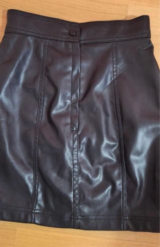 Dos faldas efecto piel XS/S