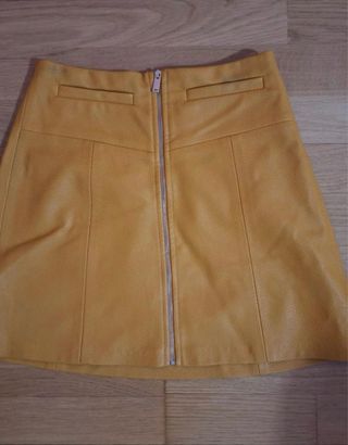 Dos faldas efecto piel XS/S