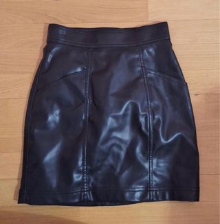 Dos faldas efecto piel XS/S