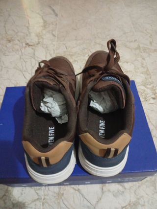 Tenis SEVEN5 niño marrones talla 36