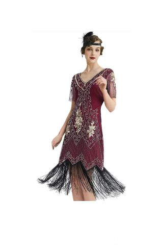 NUEVO! Vestido Gran Gatsby Talla XXL/2XL a estrena