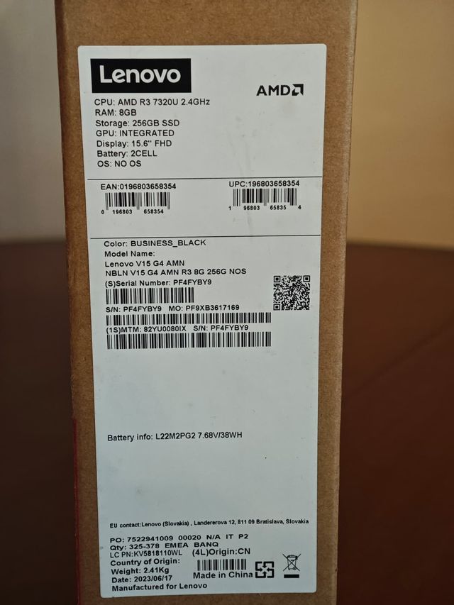 Computer Lenovo V15 G4 AMN - PC Notebook