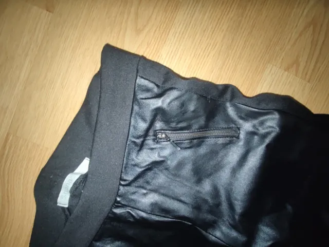 Leggings efecto piel negros