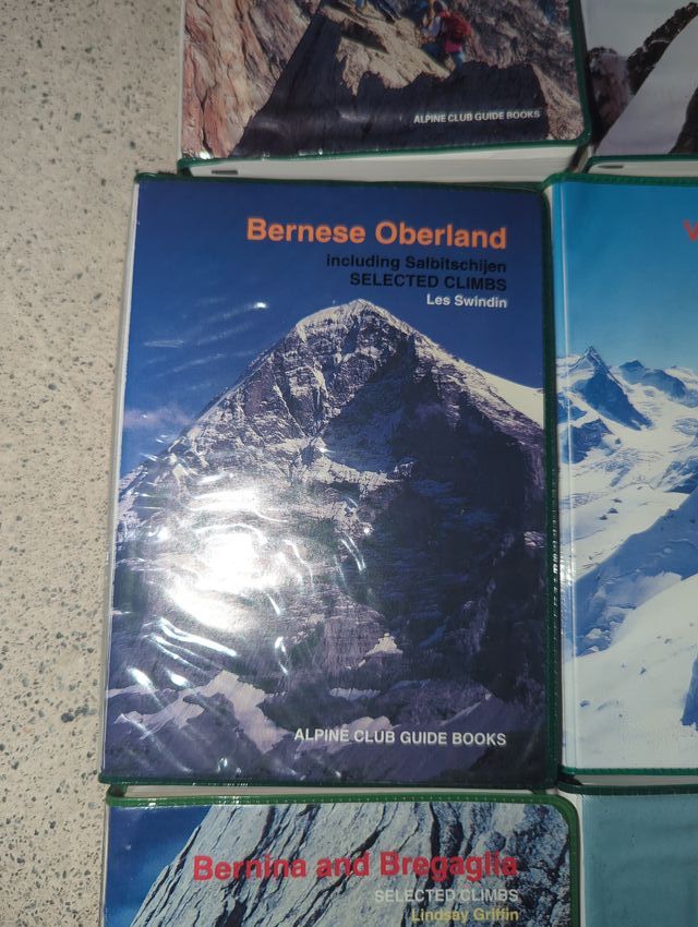 Colección libros escaladas y ascensiones Alpes
