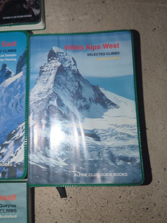 Colección libros escaladas y ascensiones Alpes