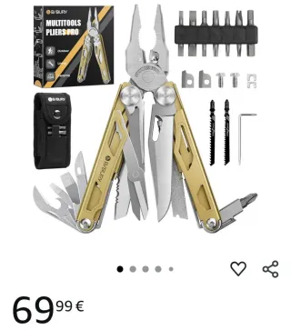 BIBURY Alicates Multiusos Acero Inoxidable