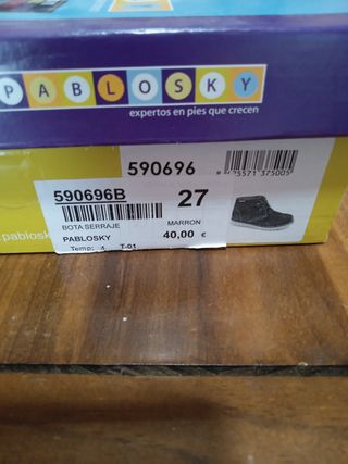 Botas pablosky