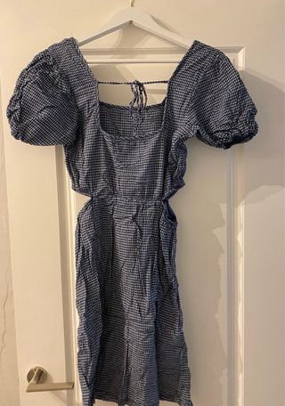 Vestido cuadros Lefties talla S
