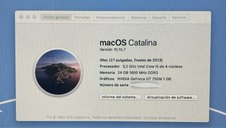 iMac 27 Plata