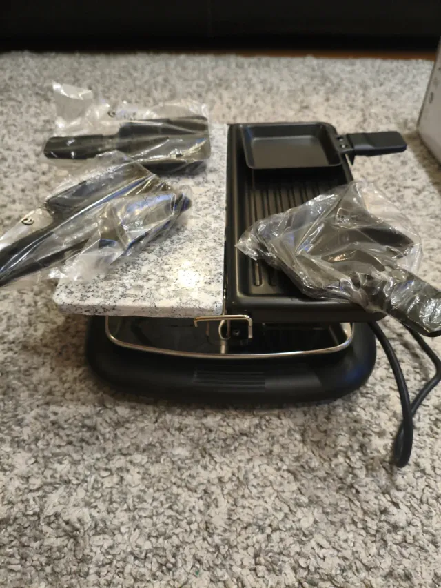 Fantástica Raclette con piedra y plancha