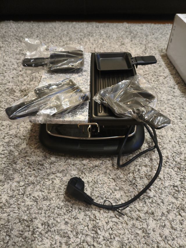 Fantástica Raclette con piedra y plancha