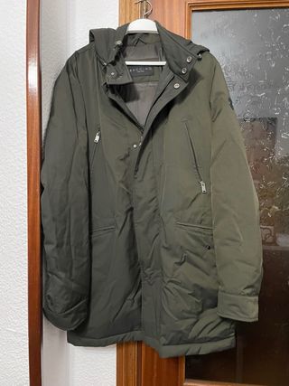 Abrigo Buccino Hombre Talla L Verde