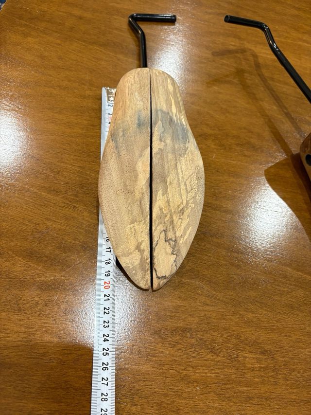 2 Tendiscarpe Vintage Legno Metallo