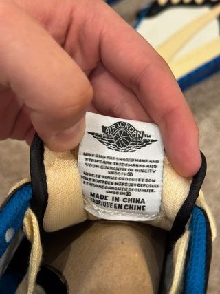 Jordan 1 Travis Scott Fragment Talla 41