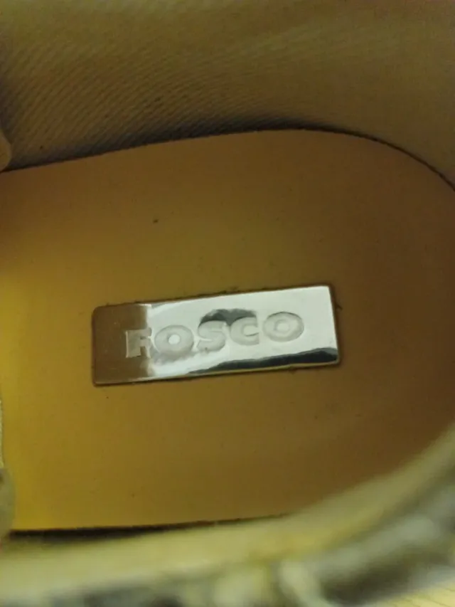 Zapatillas Fosco doradas y plateadas