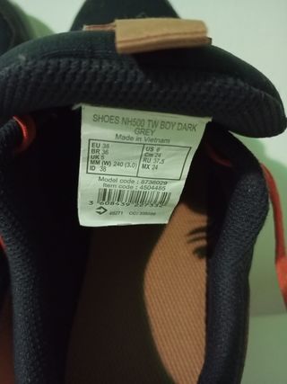 Zapatillas montaña niño T.38