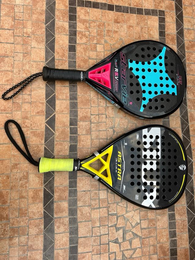 Bolsa de pádel Babolat con 2 palas Starvie y Astra