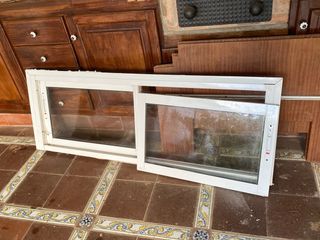 Ventana corredera aluminio blanca