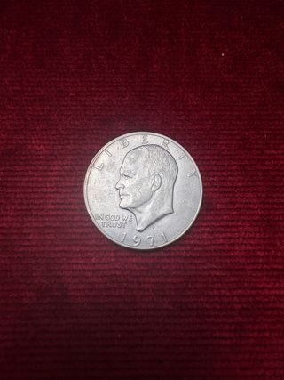 Moneda Dólar Plata 1971 USA Dollar