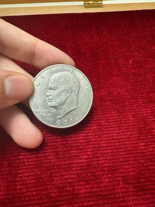 Moneda Dólar Plata 1971 USA Dollar