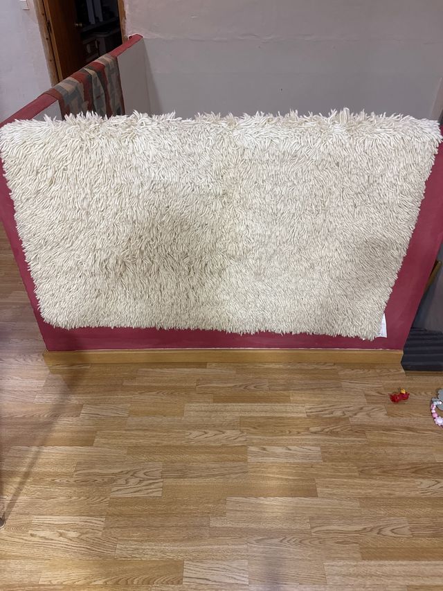 Alfombra Ikea Pelo Blanco Roto Nueva