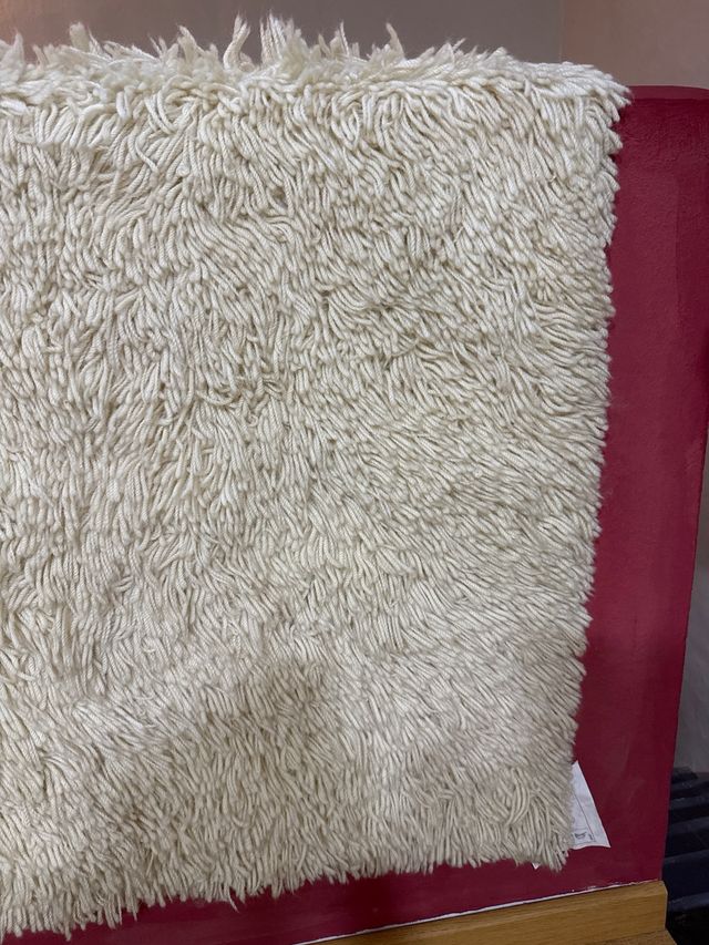 Alfombra Ikea Pelo Blanco Roto Nueva