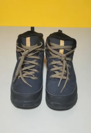 Botas montaña senderismo azul/amarillo T42