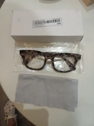 Gafas sin graduar animal print