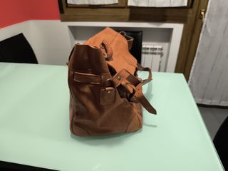 Bolso de viaje de cuero vintage