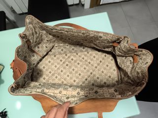 Bolso de viaje de cuero vintage