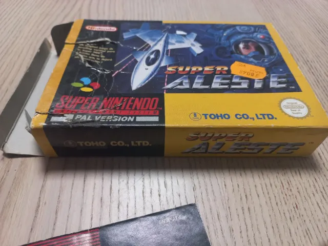 Super Aleste Super Nintendo PAL España