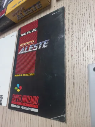Super Aleste Super Nintendo PAL España