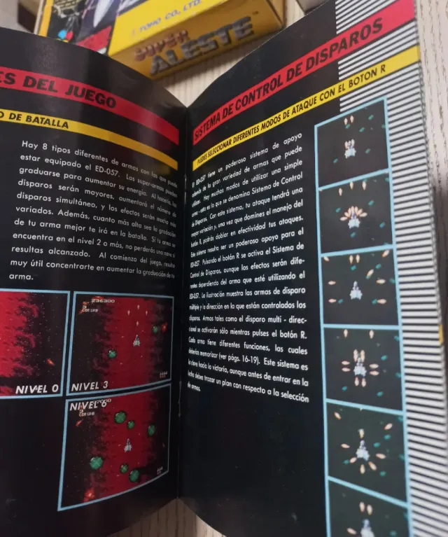 Super Aleste Super Nintendo PAL España