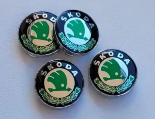 60mm Tapabujes Skoda Centro de Ruedas Llantas 