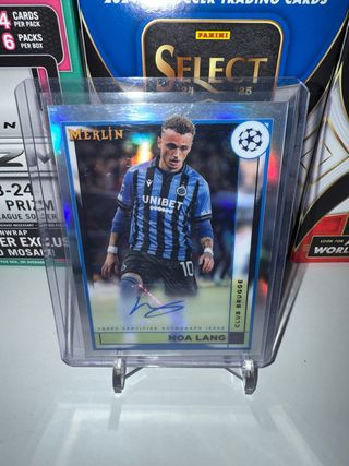 Carta Noa Lang Merlin Topps Autograph